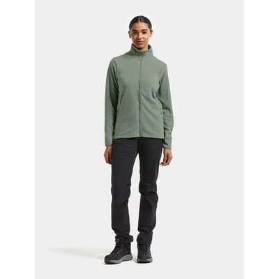 Didriksons VIONA WNS FZ Dames Outdoortrui - Light Moss