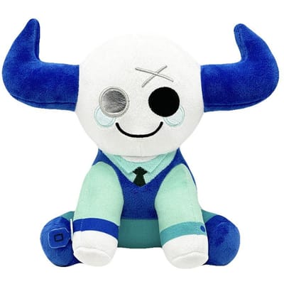 25cm Phighting Medkit Pluche Speelgoed Tweehoornige Koe Pluche Speelgoed Game Peripheral Figuur Koeien Poppen Fans Verjaardagscadeaus Speelgoed Voor Kinderen