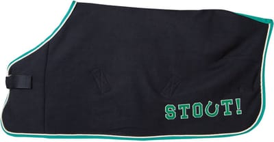Harry's Horse Fleecedeken STOUT! Green 105cm 105cm navy