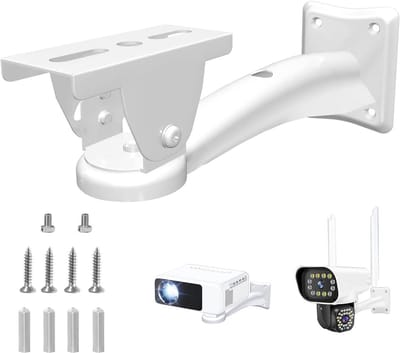 Mini Projector Muurbeugel - Projector Ophanging - Thuisbioscoop Creëren - 360 Graden Draaibaar - 23.5 cm Lengte - Wit