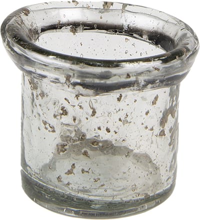Clayre & Eef Theelichthouder Ø 10x9 cm Glas