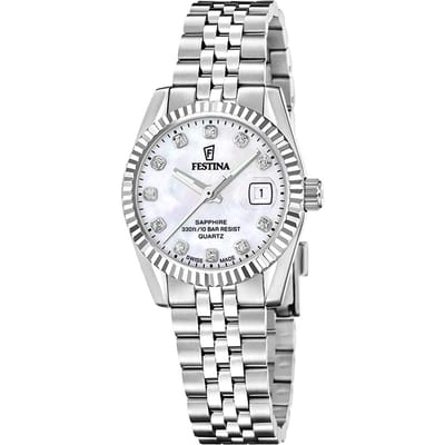 Festina Swiss Made F20087/1 Classic Steel Horloge