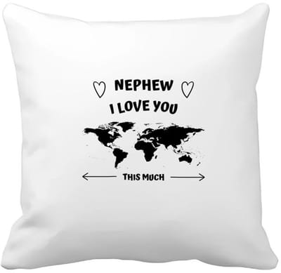 Akyol - nephew i love you this much Kussen hoes - Neef - geweldige neef - liefste neef - verjaardag - cadeau - kado - bedankje - geschenk - 40 bij 40 cm