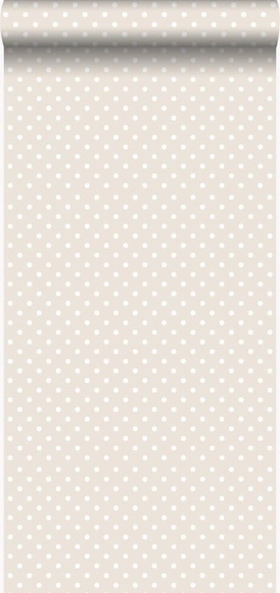 Origin Wallcoverings behang stippen donker beige - 53 cm x 10.05 m - 346819