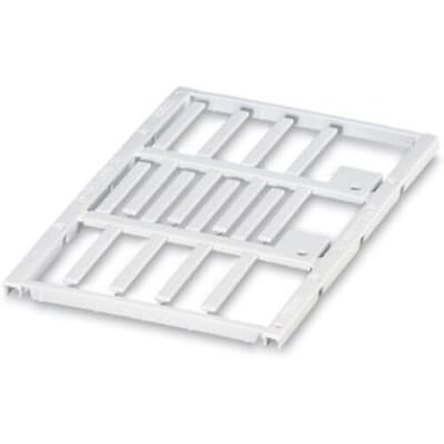 Phoenix Contact 0819437 UC-WMT (30X4) Kabelmarkeringdrager Montagemethode: Schuiven Markeringsvlak: 30 x 4 mm Wit Aantal markeringen: 160 10 stuk(s)