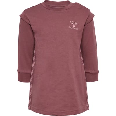 Hummel kinderjurk met korte mouwen Hmlolga Sweat Dress 221107