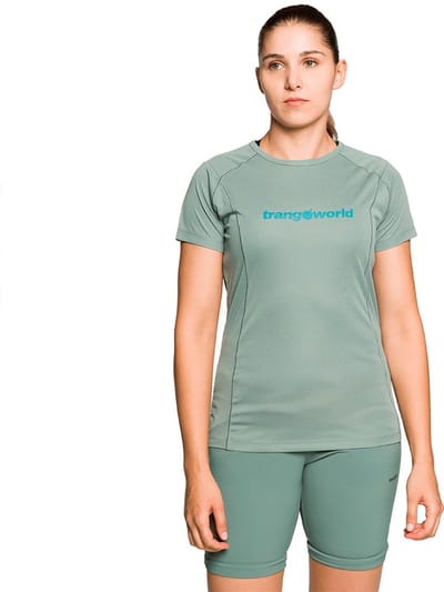 Trangoworld Demba T-shirt Met Korte Mouwen Groen S Vrouw