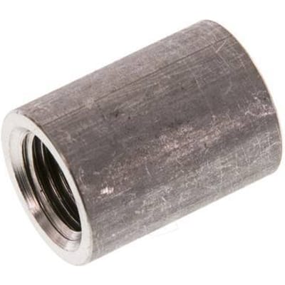 Rp 1/4'' x 17.2mm RVS Las uiteinde 40 Bar DIN 2986 - 25mm [2 Stuks]