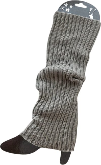 Nivard Beenwarmers - Dames - Overknee - Ballet - Wol - Kniekousen - Leg Warmers - Warm - Grijs