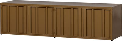 WOOOD Level Tv-Meubel - Metaal - Honinggeel - 44x160x44