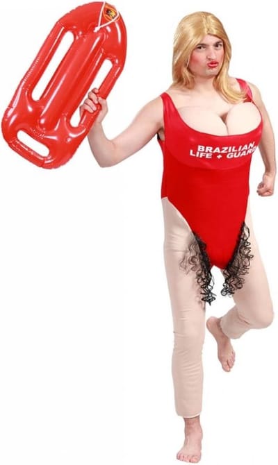 Fiestas Guirca - Volwassenkostuum Lifesaver L (52-54) - Carnavalskleding - Carnaval - carnavalskleding 2027 - Carnaval kostuum