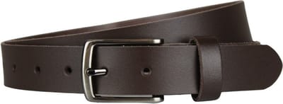 Leren Riem bruin - Jeans riem - Pantalon Dames/Heren Riemen leer - Taillemaat: 110 - Nette riem - Kostuum riem