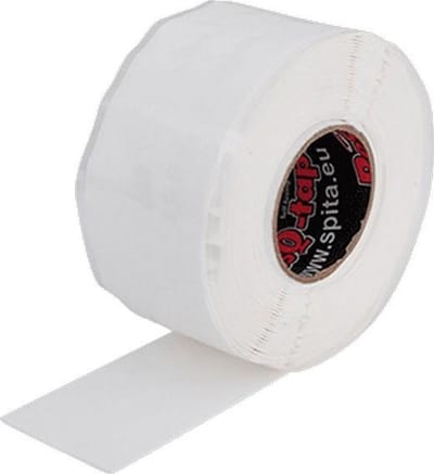 Stokvis zelfklevende tape RQT, silicoon, wit, (lxb) 3.65mx25.4mm, UV-bestendig