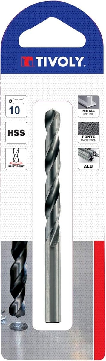 Metalen boor HSS Ø 10,0 mm voor metaalbewerking