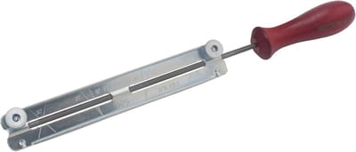 Vijlhulp Kettingzaag - Vijlen Gids - Ketting Slijpen - Precisie Positionering - 3/8" & 1/4" - Blauw