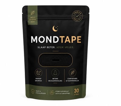 Mondtape - 30 stuks - Met ademgaatje - Anti-Snurk Slaapstrips - Hypoallergene lijm - Mouth tape - Mond Tape - Myotape - Beter slapen