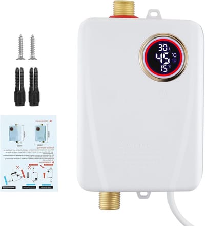 Boiler - Doorstroomverwarmer - Keukenboiler - Doorstroomboiler - Met Display - Verwarming