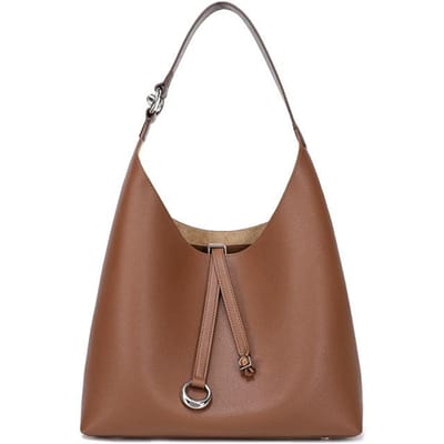 Nieuwe Herfst en Winter Echt Leer Dames Tas Tote Tas High-end Grote Capaciteit Pendelen Eénschouder Armholte Tas voor Dames brown