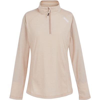 Regatta - Geweldige Outdoor Dames Montes Half Zip Fleece Top (Warm Taupe/Blanc De Blanc)