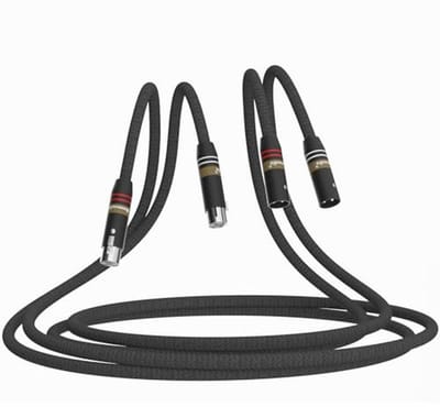 Verzilverd RCA-stekker verbindingssignaal kabel 1 m - Hoge kwaliteit audio adapter