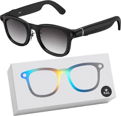 K&L Camera Bril met Foto Camera - 4K HD 13MP video - 30MP Foto – Mini Spy Camera - Smart Bril - NL-app - Oplaadhoes