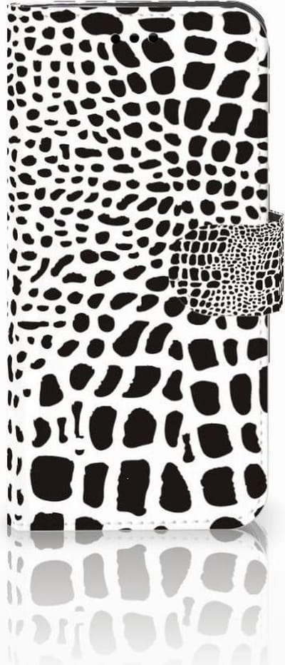 Book Case voor Huawei P10 Lite Telefoonhoesje met Pasjes Slangenprint