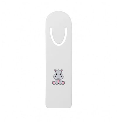 Hacebo® - Nijlpaarden metalen boekenlegger - Nijlpaard - Dieren liefhebbers - Zoogdier - dierentuin - safari Bladwijzer boekenleggers - 12.7 cm x 3.2cm