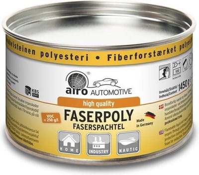 Airo Staalplamuur Faserpoly 1,5 kg + Tube Harder