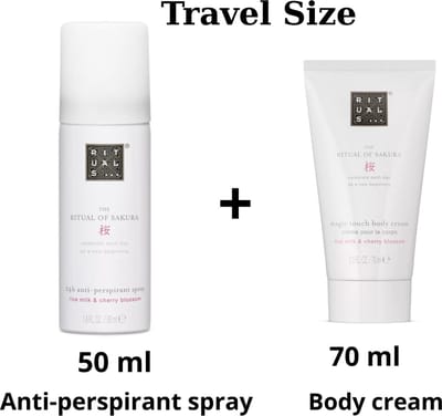 Rituals of Sakura - Duo Set Body Cream 70 ml + Anti-perspirant Spray 50 ml