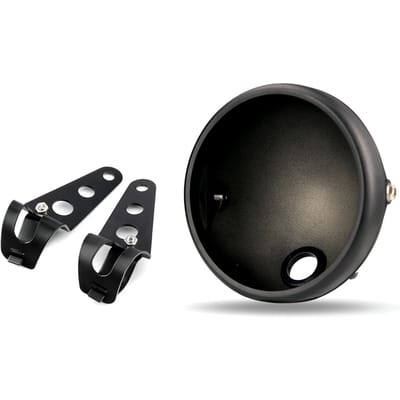 Support de boîtier de phare de 7 pouces + couvercle de phare, coque de phare universelle, amortisseur avant de 35mm à 43mm Headlight Shell Brucket 28-36mm