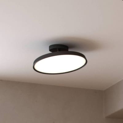 DFTP by Nordlux LED plafondlamp Kaito 2 Pro, Ø 30 cm, zwart, afstand