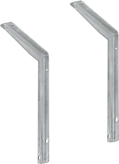 siwitec T-profielconsole 300 x 550 x 40 mm van thermisch verzinkt staal in een set van 2, plankconsole, zware console met een draagvermogen van 300 kg