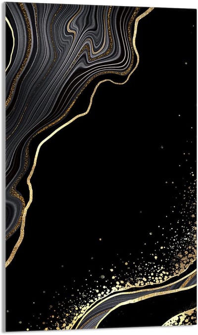 TMK ArtDeko - Snijplank - 30x52cm - Marmereffect - Glas