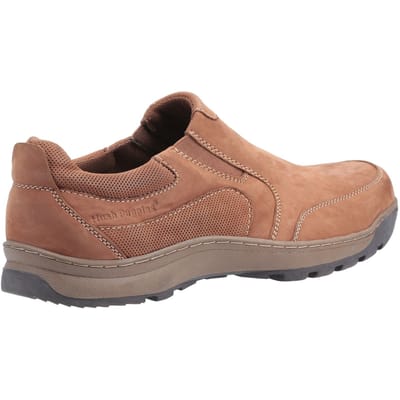 Hush Puppies Heren Jasper Nubuck Leren Slip On Schoen (Tan Nubuck)
