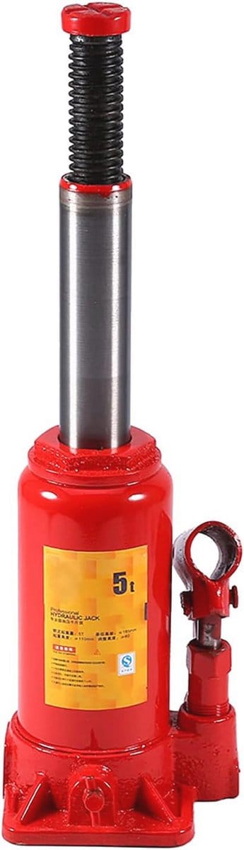 Hydraulische Krik - Fleskrik - Voertuigen Hefen - Stabiele Stalen Constructie - 5 Ton Capaciteit