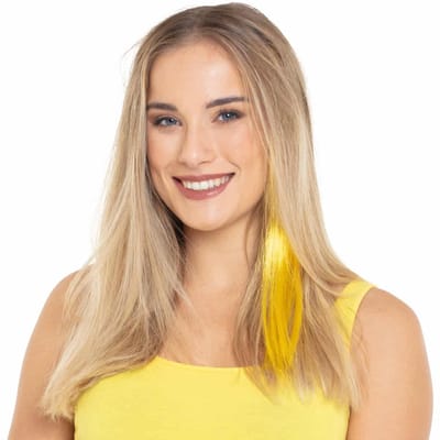 Folat - Hair Extention Neon Geel