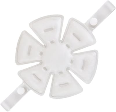 Koelhoed Inserts - Helm Koeler - Buiten Activiteiten - Efficiënte Gel Koeling - 19 x 19 cm - Wit