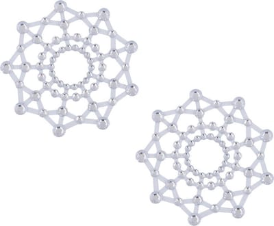 Scoby - Nipple Stickers Diamond - Tepel Plakkers met Witte Steentjes - Luxe Tepelstickers voor Verkleedfeesten en Festival Outfits