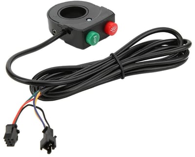 JHUBERS - Fietslichtschakelaar - Universele Hoornkoplamp Schakelaar - Compact Ontwerp - 22,5 Mm - Geschikt voor Motorfiets en Scooter