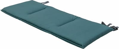 Madison - Bankkussen - Eco Aegean Blue - 120x48cm - Blauw - Tuinbankussen - Buitenbank - Tuinkussen - Weerbestendig