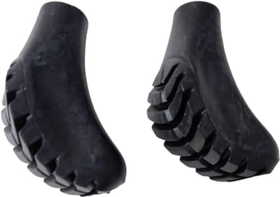 Extra Grote Vervangende Pad XXL voor Trekking en Nordic Walking Stokken - Zwart, Harde Compound