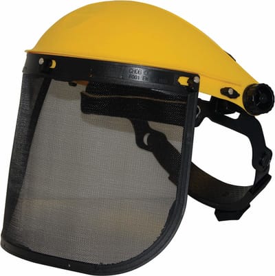 Silverline Bosbouwhelm - Gelaatsscherm Gaas - Comfortabele Hoofdband - EN1731