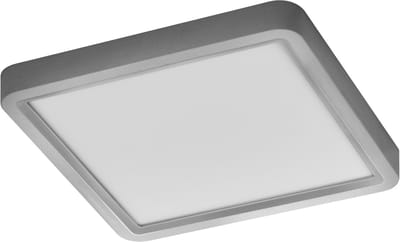 OSRAM ORBIS Quickfix 320x320mm LED Plafondlamp, 24W, 3000K warm wit, 2500lm, Click-DIM, Zilver, Kunststof/Metaal