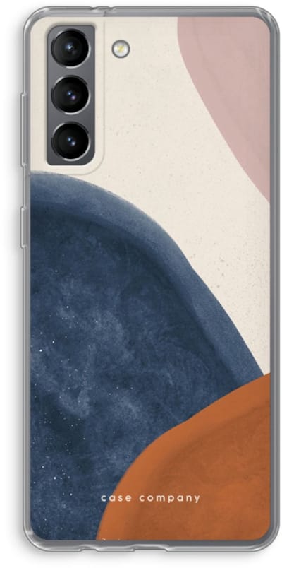 Case Company® - Hoesje geschikt voor Samsung Galaxy S21 hoesje - Geo #1 - Soft Cover Telefoonhoesje - Bescherming aan alle Kanten en Schermrand