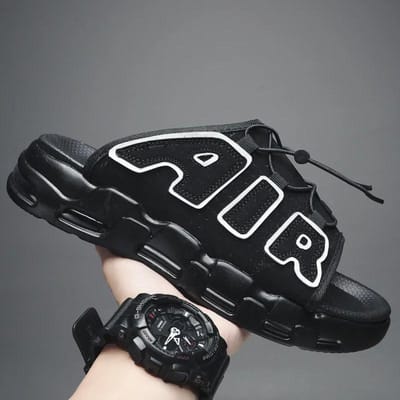 Slippers Heren Luchtkussen Ontwerp Slide Man Zomer Nieuw PVC Zacht Antislip Heren Sport Slippers voor Heren Slippers Chanclas Hombre 39 gray