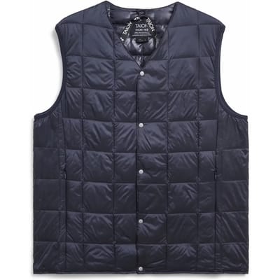 Basic binnenjas met knoopsluiting en v-hals Taion