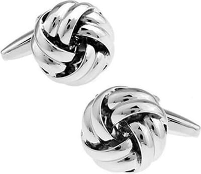 Scheepsknoop Manchetknopen Heren Zilver kleurig - Cufflinks - Mannen Cadeautjes - Papa Cadeau Voor Mannen - Vaderdag