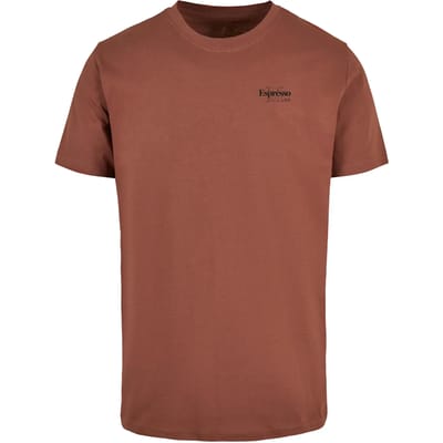 Mister Tee - Espresso M Club Heren Tshirt - XS - Bruin