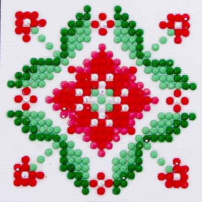 DIAMOND DOTZ Passion Flower - Diamond Painting - 348 Dotz - 7x7 cm