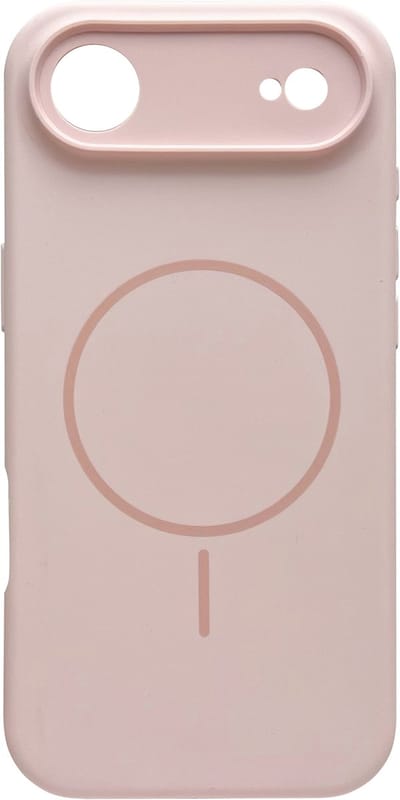 Casemania Hoesje Geschikt voor Apple iPhone 17 Air - Roze - Zachte Liquid Siliconen Magnetisch Back Cover Case - Geschikt voor MagSafe - Telefoonhoesje met Camera Bescherming
